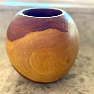 Real Wood Decorative vase
